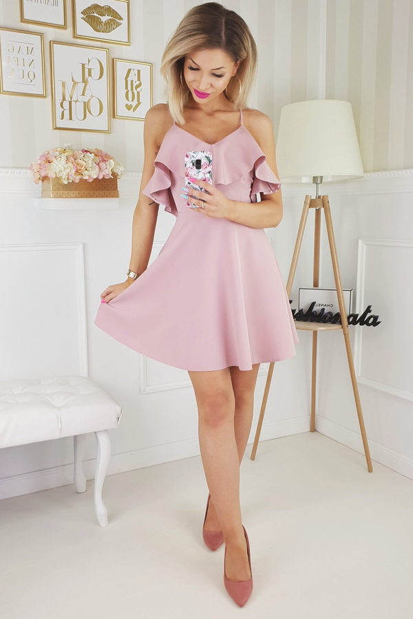 Różowa sukienka Kat mini