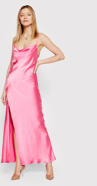 Różowa sukienka Kontatto maxi