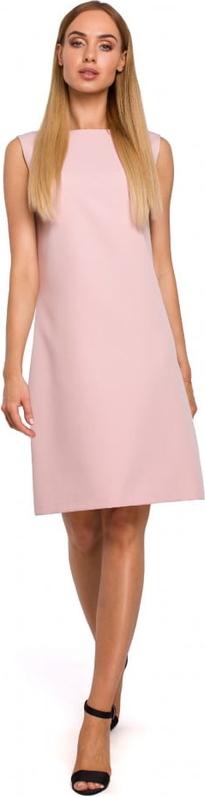 Różowa sukienka MOE z tkaniny mini
