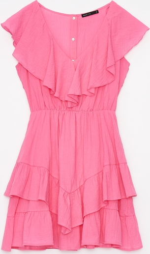 Różowa sukienka Mohito mini w stylu casual