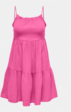Różowa sukienka Only mini w stylu casual