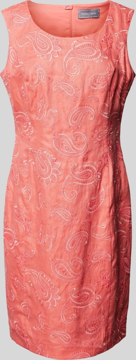 Różowa sukienka Peek&Cloppenburg bez rękawów z okrągłym dekoltem