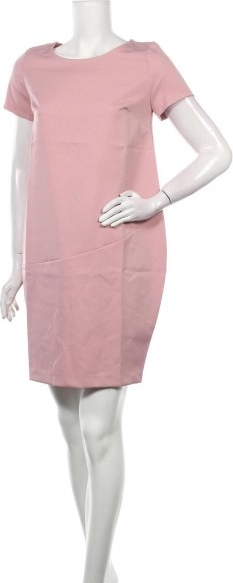 Różowa sukienka Risa Collection z krótkim rękawem mini