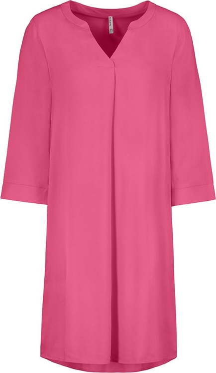 Różowa sukienka SUBLEVEL z długim rękawem w stylu casual mini