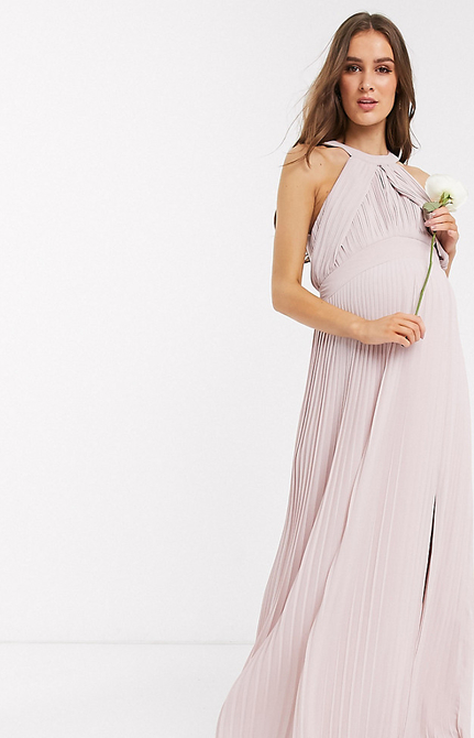 Różowa sukienka Tfnc Maternity