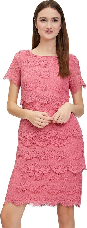 Różowa sukienka Vera Mont z bawełny