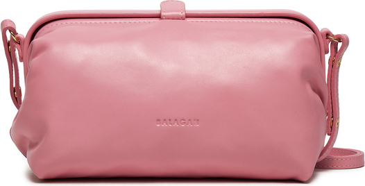 Różowa torebka Balagan na ramię w stylu casual średnia