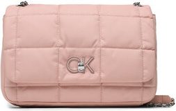 Różowa torebka Calvin Klein matowa