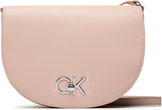 Różowa torebka Calvin Klein w młodzieżowym stylu