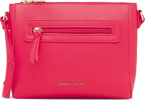 Różowa torebka Jenny Fairy średnia w młodzieżowym stylu na ramię