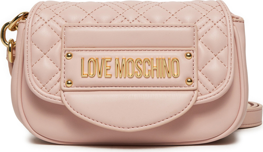 Różowa torebka Love Moschino matowa