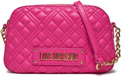 Różowa torebka Love Moschino matowa mała w młodzieżowym stylu