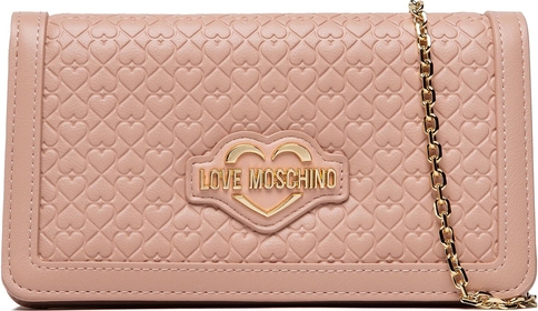 Różowa torebka Love Moschino na ramię mała