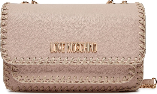 Różowa torebka Love Moschino średnia