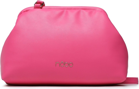 Różowa torebka NOBO w młodzieżowym stylu na ramię matowa