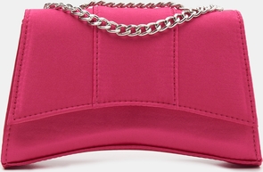 Różowa torebka Sinsay matowa w stylu glamour