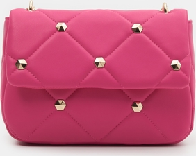 Różowa torebka Sinsay w stylu glamour średnia