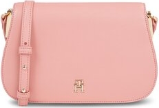 Różowa torebka Tommy Hilfiger średnia matowa w młodzieżowym stylu