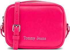 Różowa torebka Tommy Jeans matowa w młodzieżowym stylu na ramię
