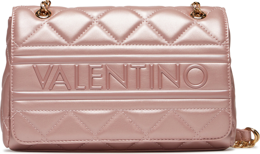 Różowa torebka Valentino mała matowa na ramię