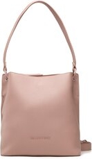 Różowa torebka Valentino matowa w stylu casual na ramię