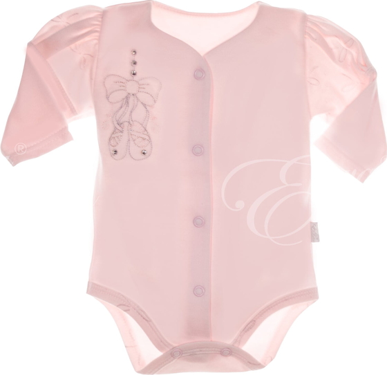 Różowe body niemowlęce Ewa Collection dla dziewczynek