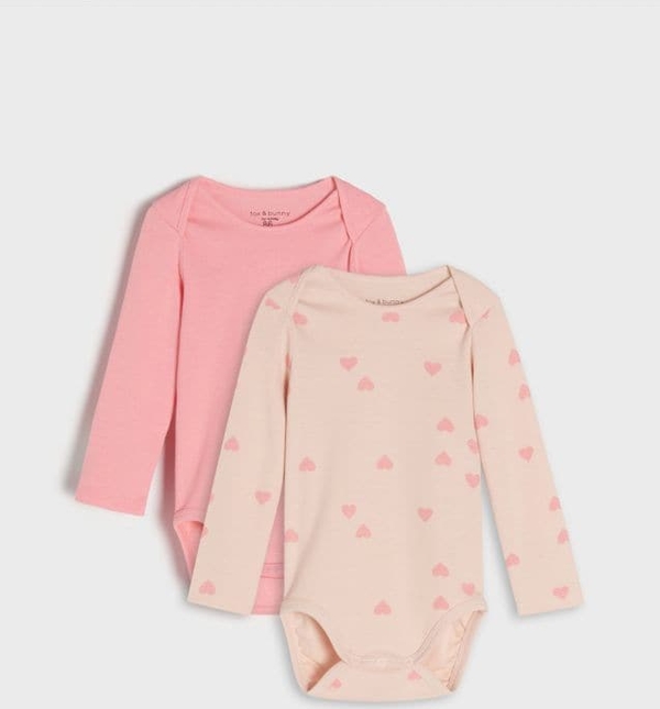 Różowe body niemowlęce Sinsay dla dziewczynek