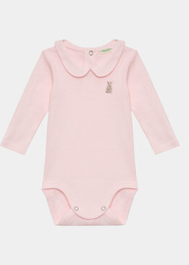 Różowe body niemowlęce United Colors Of Benetton