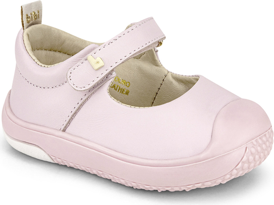 Różowe buciki niemowlęce Bibi na rzepy