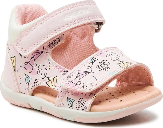Różowe buciki niemowlęce Geox