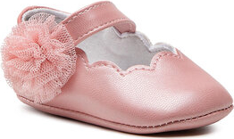 Różowe buciki niemowlęce Mayoral na rzepy