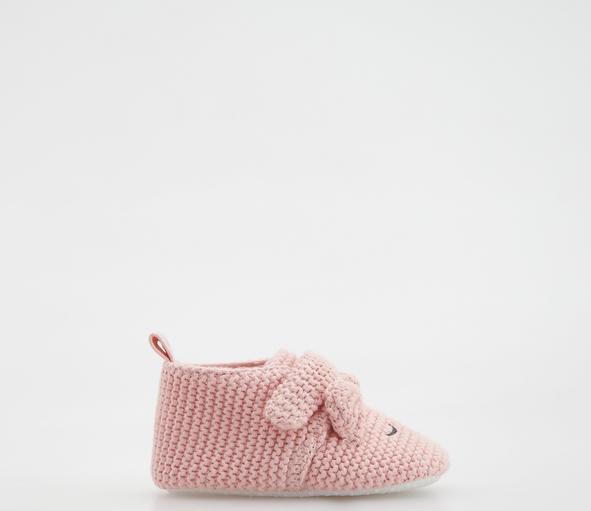 Różowe buciki niemowlęce Reserved na rzepy