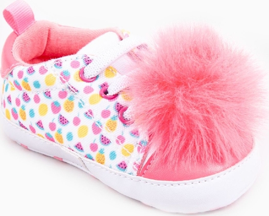 Różowe buciki niemowlęce Scorpio dla dziewczynek