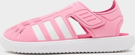 Różowe buty dziecięce letnie Adidas Sportswear na rzepy