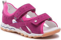 Różowe buty dziecięce letnie Bartek dla dziewczynek na rzepy