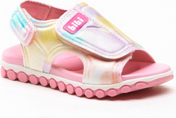 Różowe buty dziecięce letnie Bibi