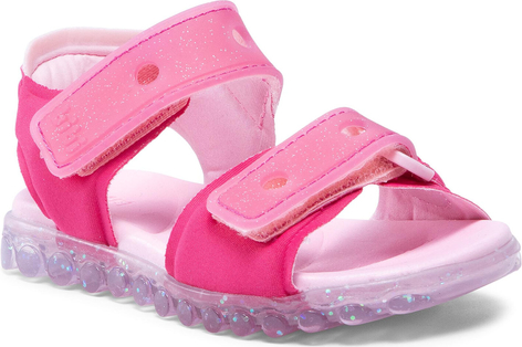 Różowe buty dziecięce letnie Bibi na rzepy