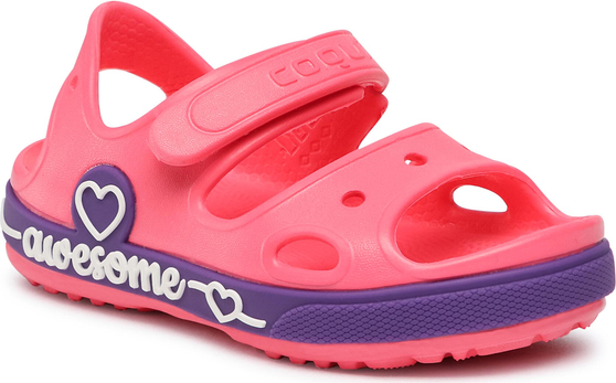 Różowe buty dziecięce letnie Coqui dla dziewczynek