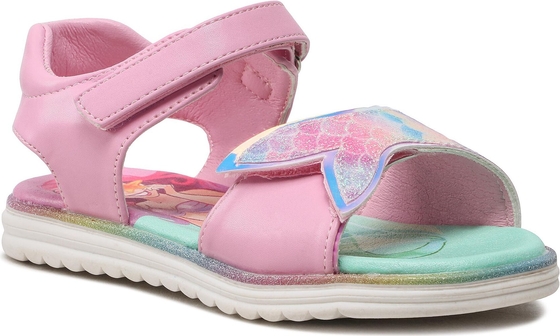 Różowe buty dziecięce letnie Disney na rzepy