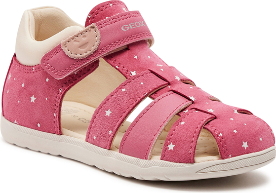 Różowe buty dziecięce letnie Geox dla dziewczynek