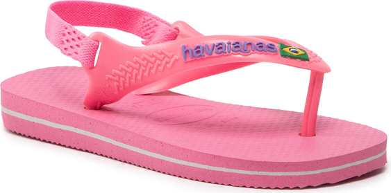 Różowe buty dziecięce letnie Havaianas