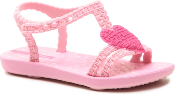 Różowe buty dziecięce letnie Ipanema na rzepy