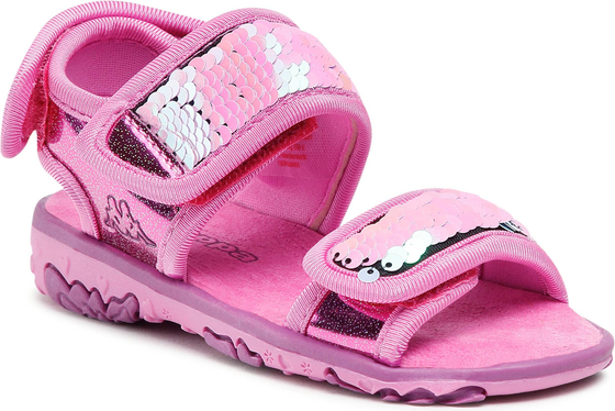 Różowe buty dziecięce letnie Kappa