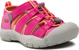 Różowe buty dziecięce letnie Keen na rzepy dla dziewczynek