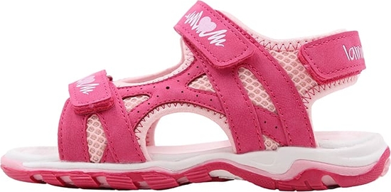 Różowe buty dziecięce letnie Lamino na rzepy dla dziewczynek
