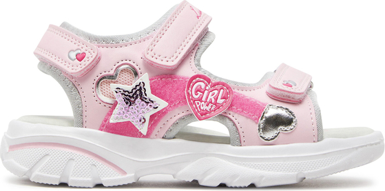 Różowe buty dziecięce letnie Lumberjack dla dziewczynek