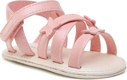 Różowe buty dziecięce letnie Mayoral na rzepy