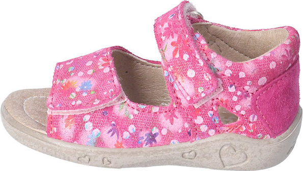 Różowe buty dziecięce letnie Pepino na rzepy