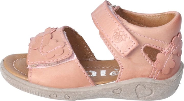 Różowe buty dziecięce letnie Pepino na rzepy