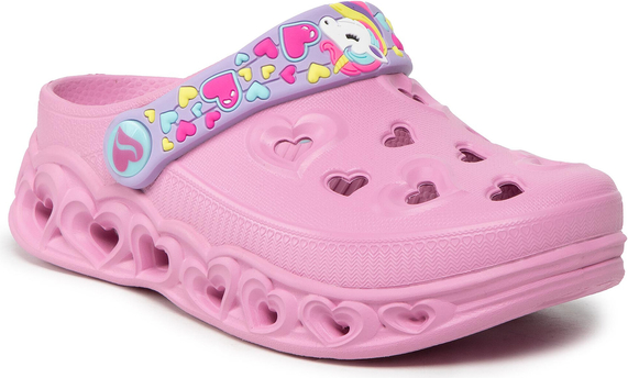 Różowe buty dziecięce letnie Skechers dla dziewczynek